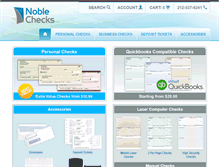 Tablet Screenshot of noblechecks.com